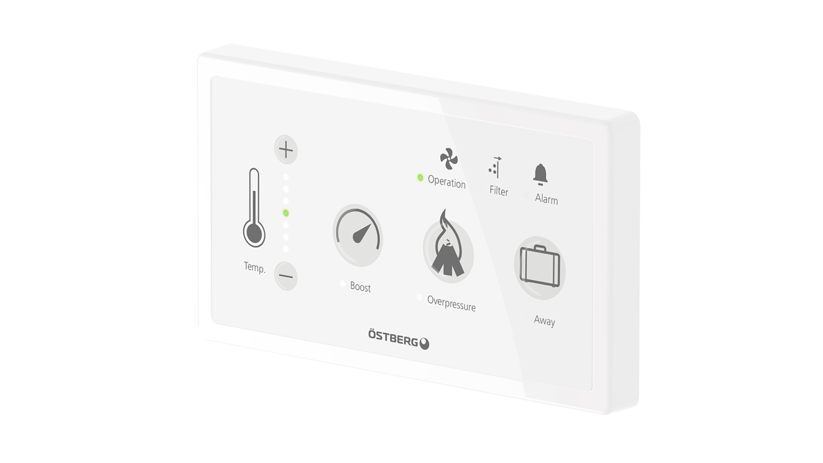 Östberg IQC Easy Control panel – officiell produktbild