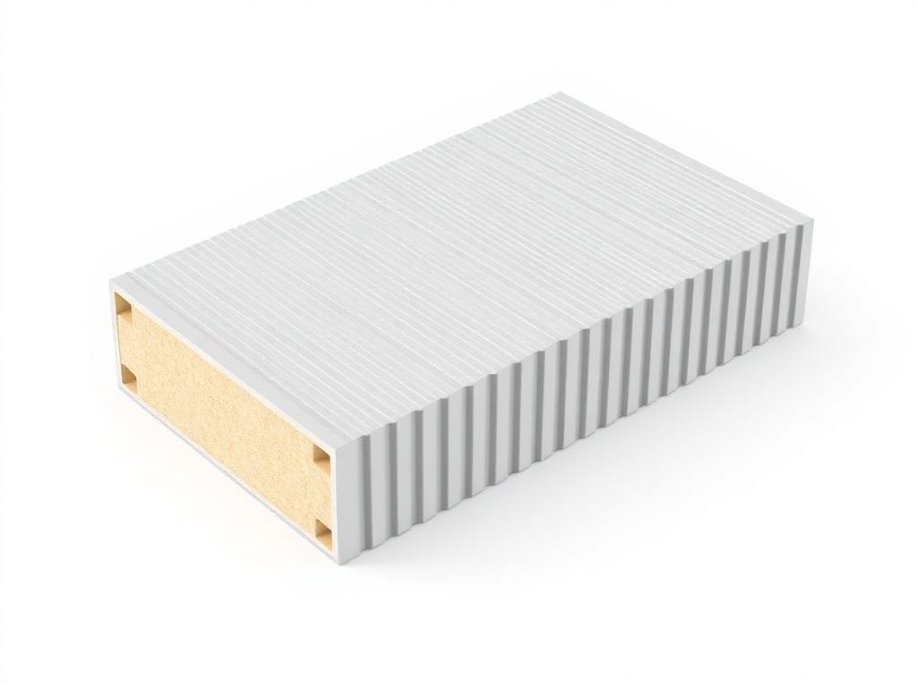 Sandwichpanel SP2B X PIR för yttervägg, innervägg och tak